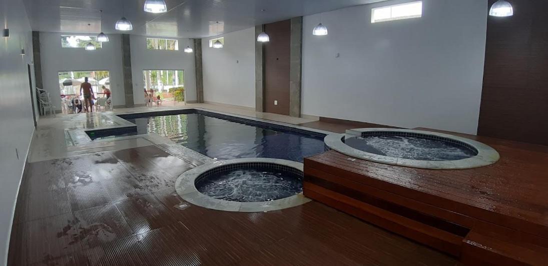Águas de Lindóia Flat Cavalinho Branco - Vista Do Lago E Piscina Aquecida מראה חיצוני תמונה